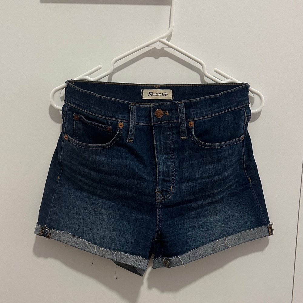 Madewell Women's Deep Indigo Jean Shorts